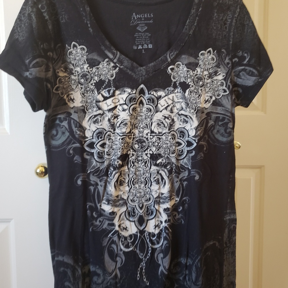 Shorts sleeved top